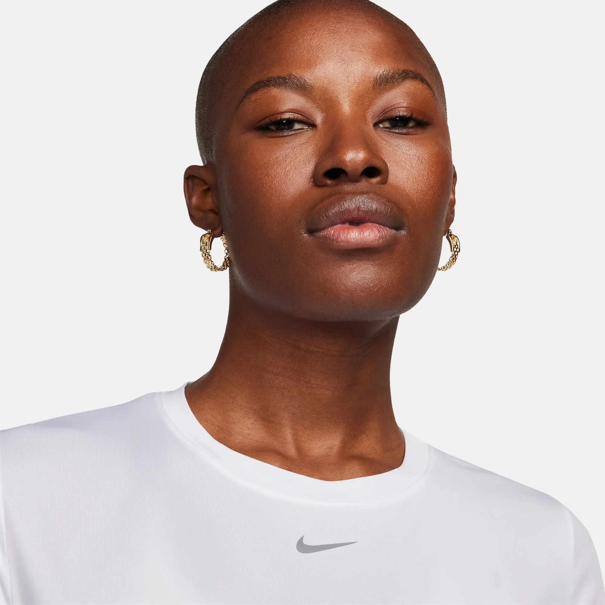 Nike Women's One Dri-FIT Classic Tee White / Black