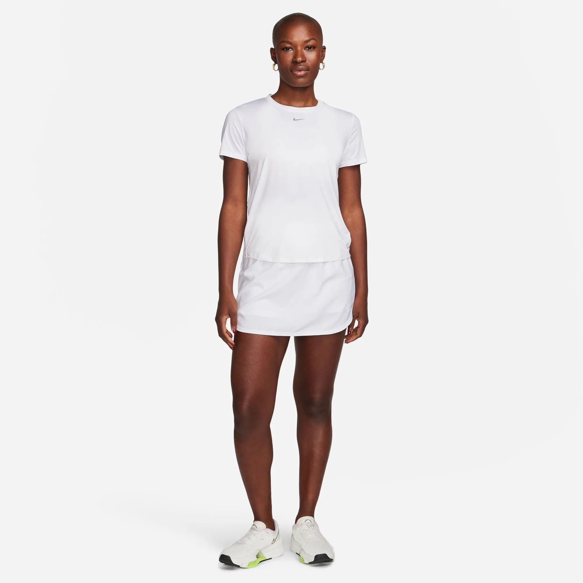 Nike Women's One Dri-FIT Classic Tee White / Black