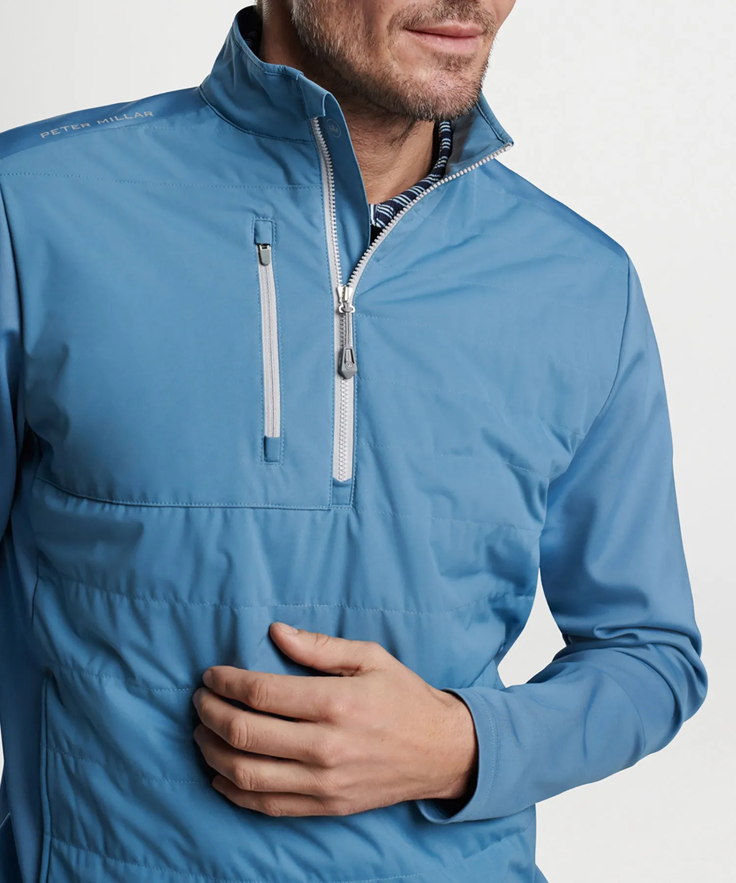 Peter Millar Weld Hybrid Half-Zip Pullover