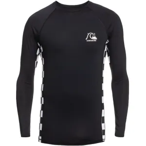 Quiksilver Mens Arch Long Sleeve UPF 50 Rash Vest T-Shirt - Black