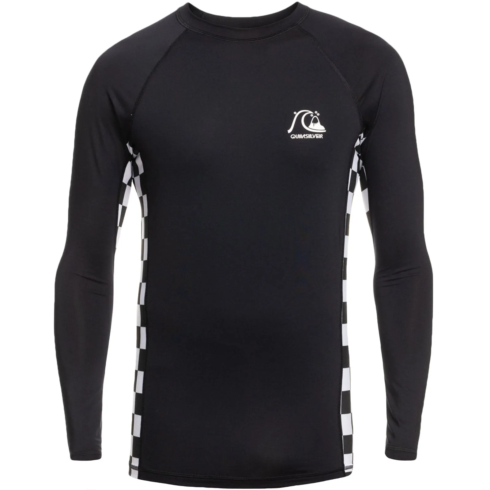 Quiksilver Mens Arch Long Sleeve UPF 50 Rash Vest T-Shirt - Black