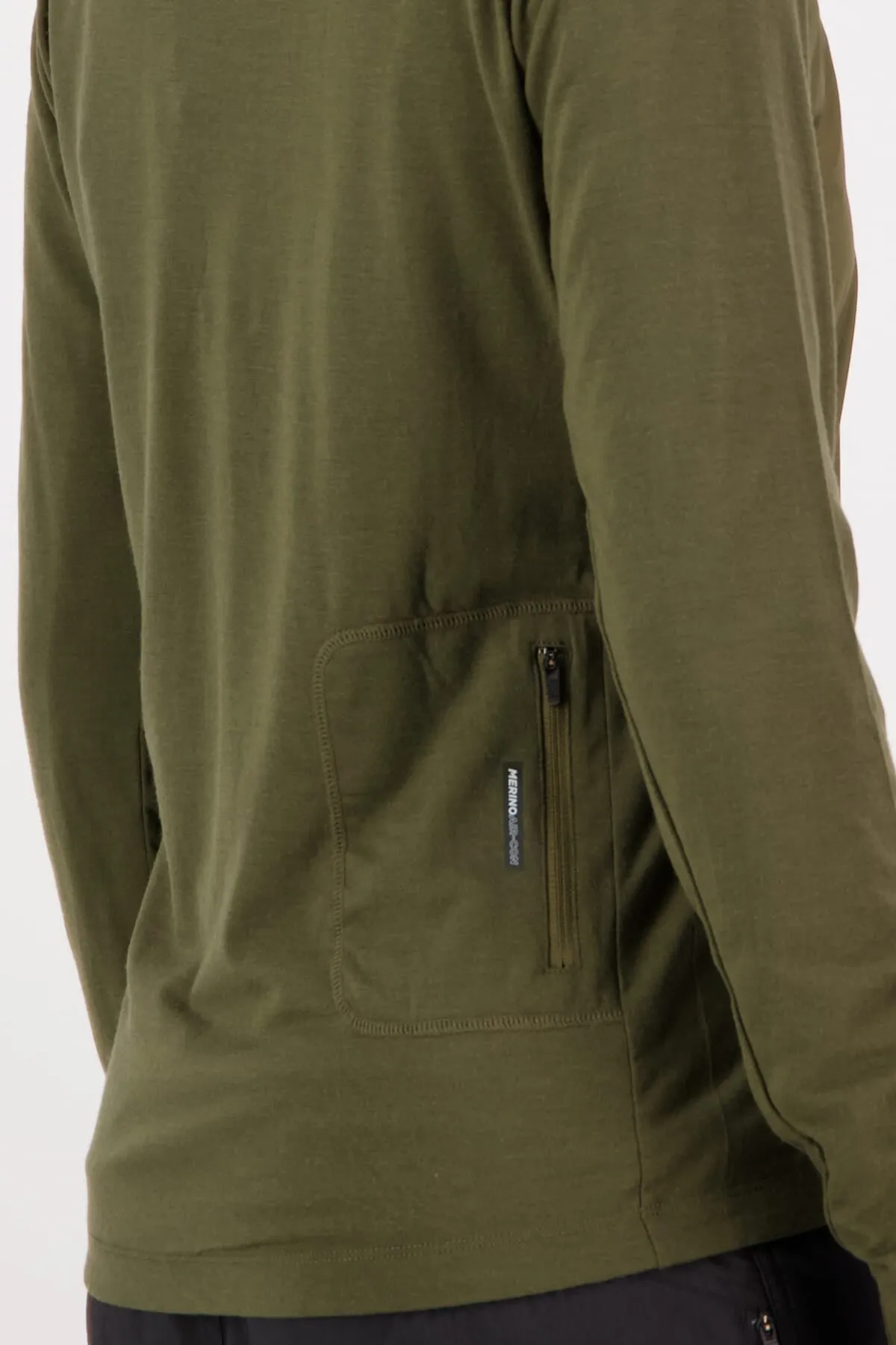 Redwood Merino Wind Jersey - Dark Olive