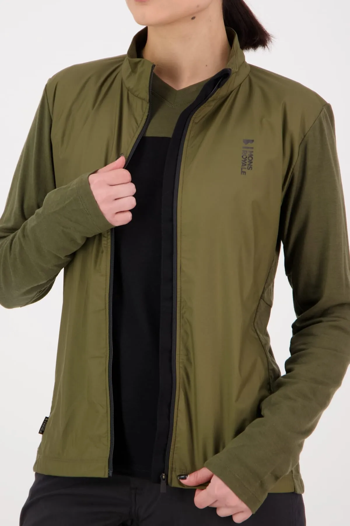 Redwood Merino Wind Jersey - Dark Olive