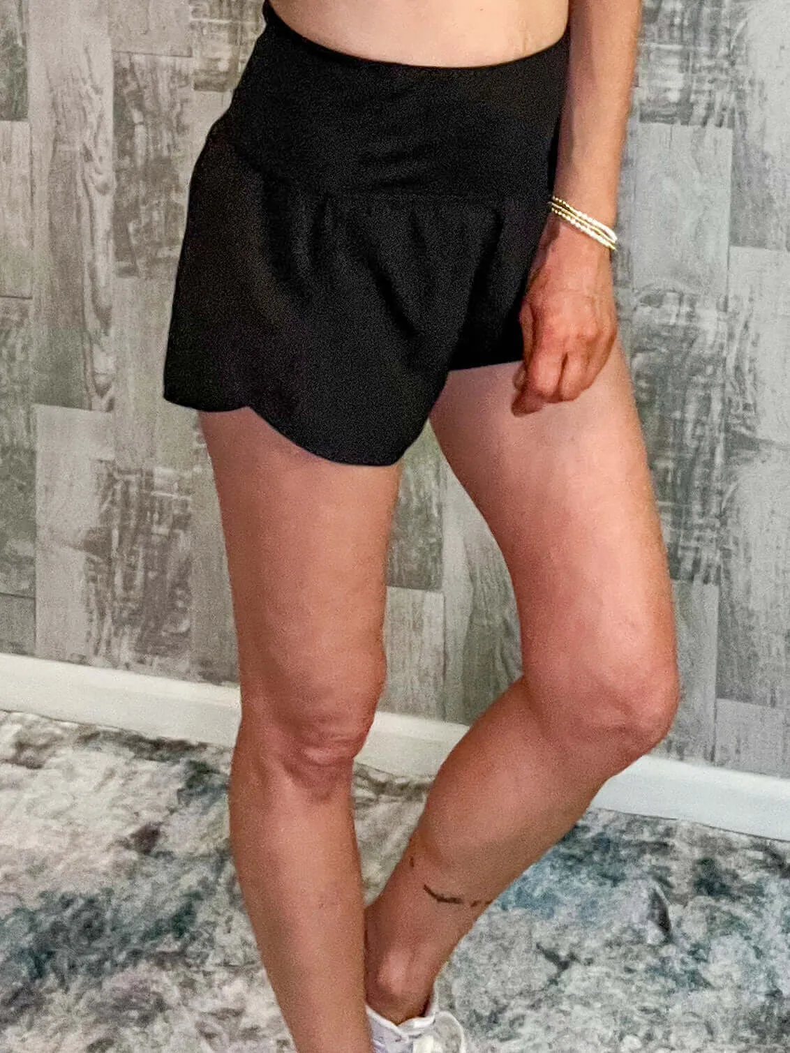 Running With You Athletic Shorts - Black