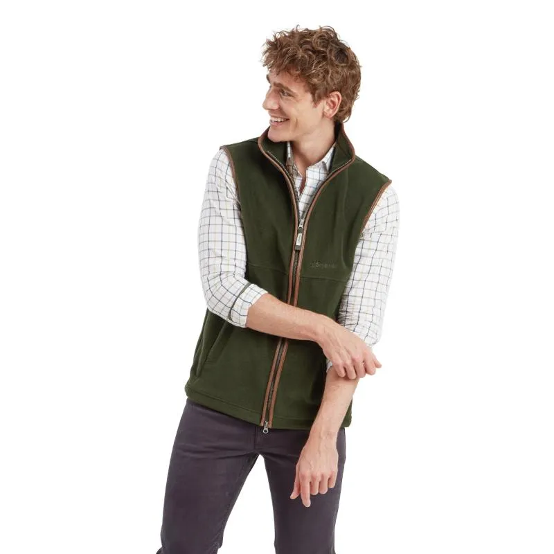 Schoffel Mens Oakham Fleece Gilet - Forest