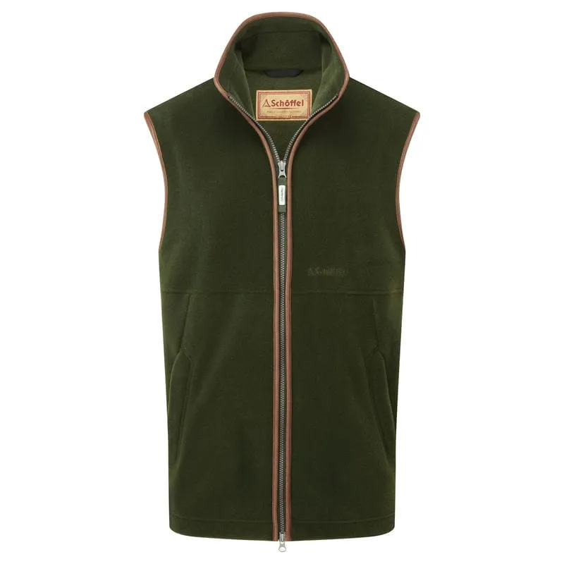Schoffel Mens Oakham Fleece Gilet - Forest