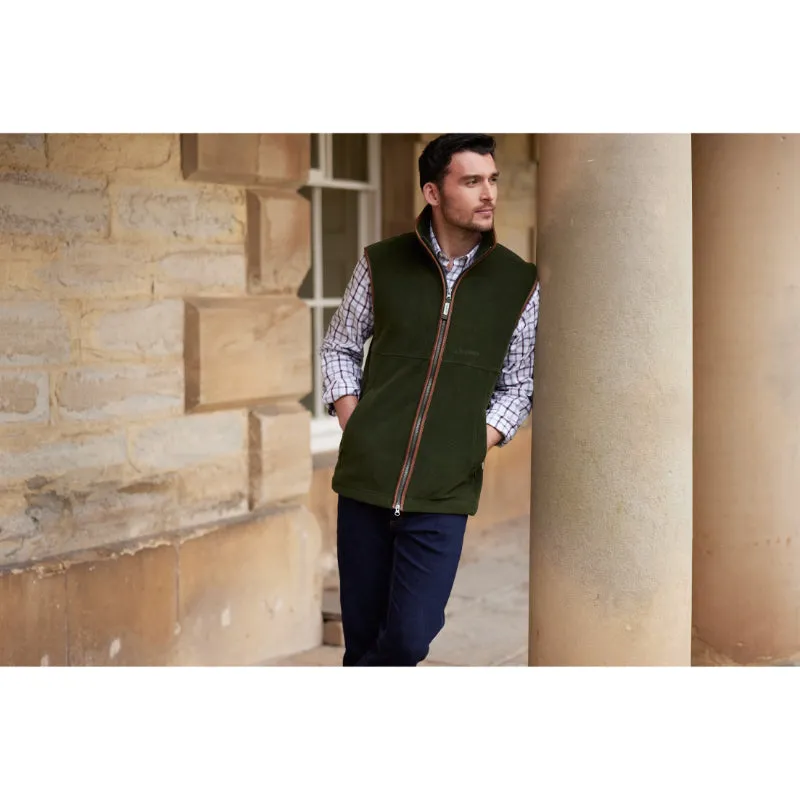 Schoffel Mens Oakham Fleece Gilet - Forest