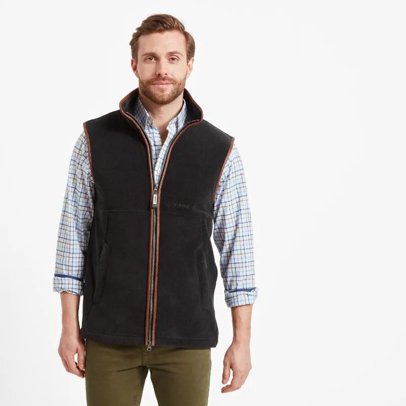 Schoffel Mens Oakham Fleece Gilet - Gunmetal
