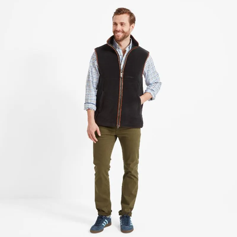 Schoffel Mens Oakham Fleece Gilet - Gunmetal