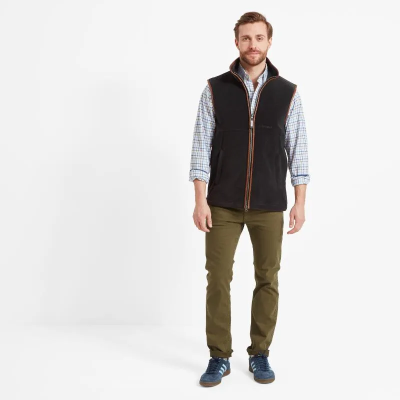 Schoffel Mens Oakham Fleece Gilet - Gunmetal