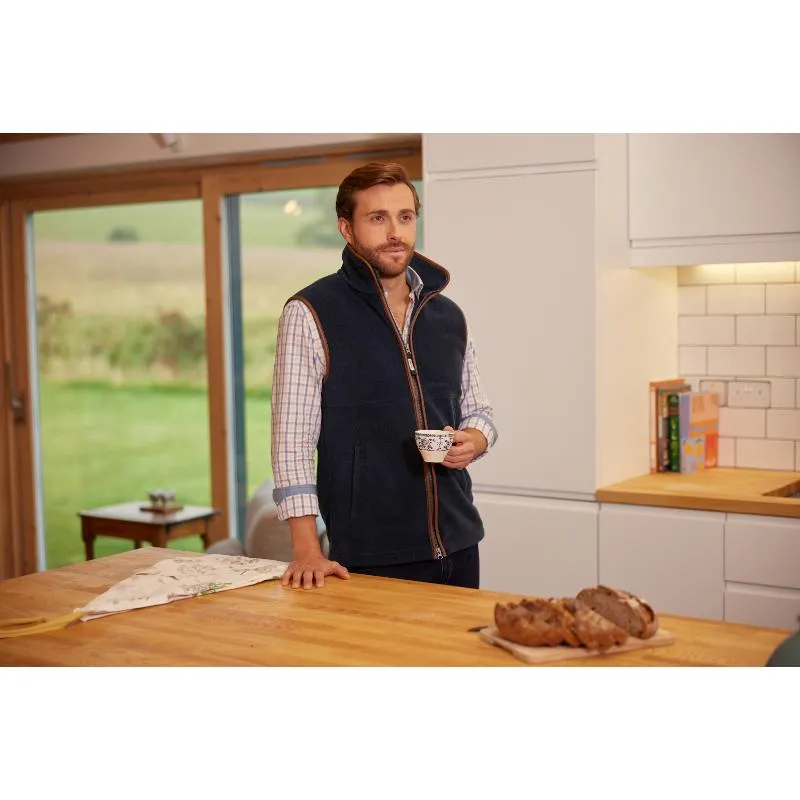 Schoffel Mens Oakham Fleece Gilet - Navy