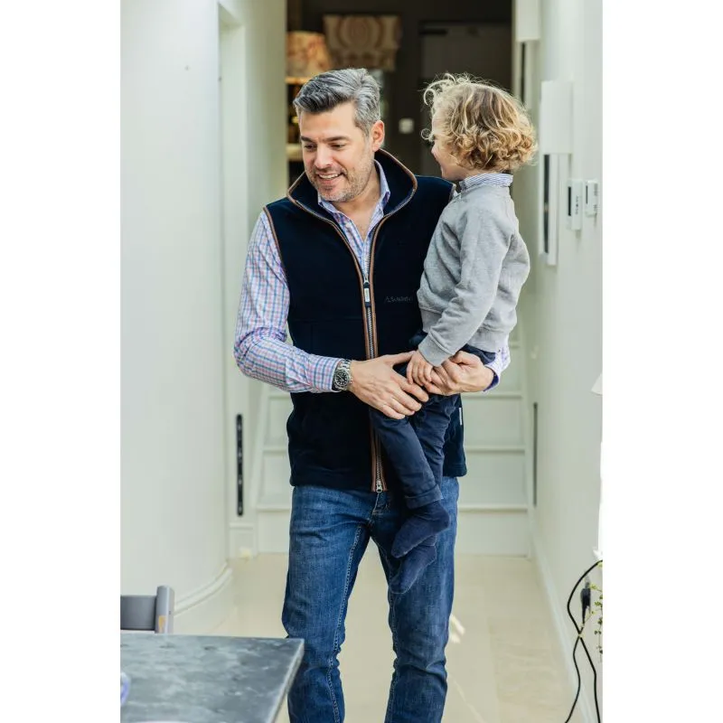 Schoffel Mens Oakham Fleece Gilet - Navy