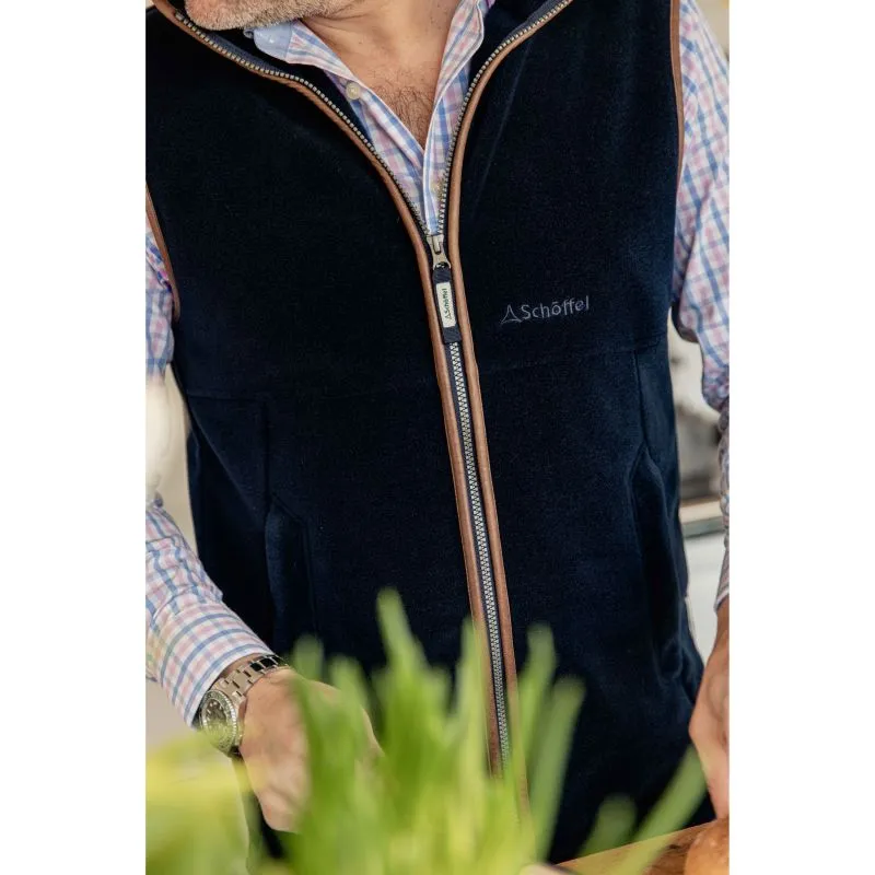 Schoffel Mens Oakham Fleece Gilet - Navy