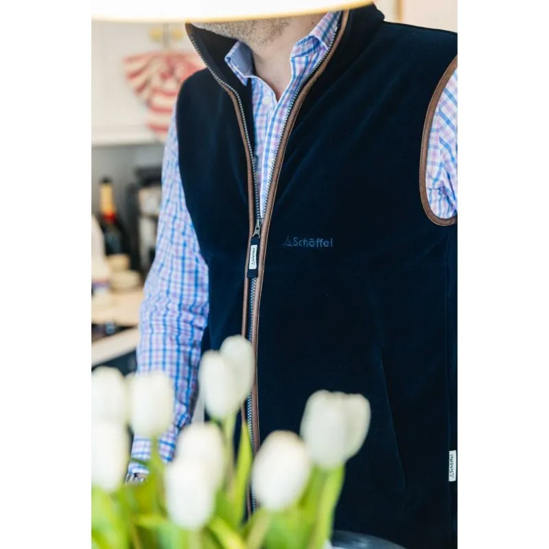 Schoffel Mens Oakham Fleece Gilet - Navy