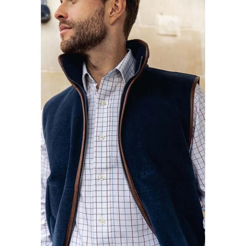 Schoffel Mens Oakham Fleece Gilet - Navy