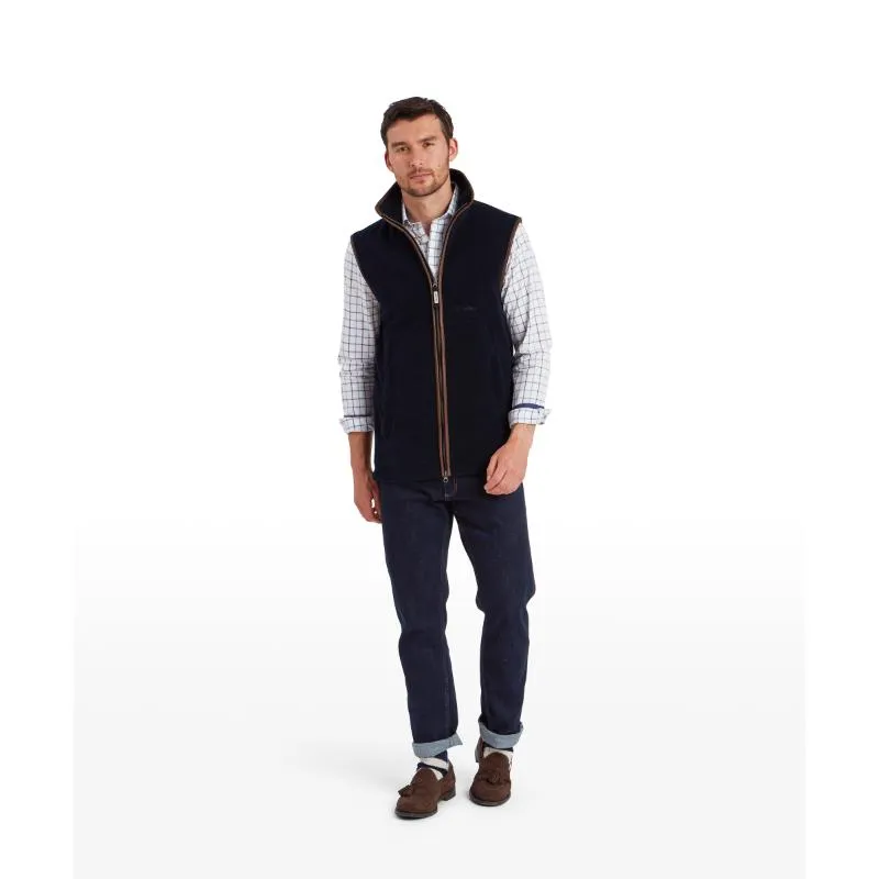 Schoffel Mens Oakham Fleece Gilet - Navy