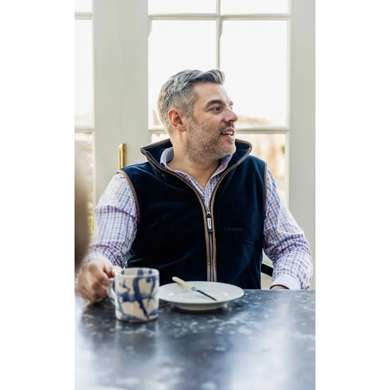 Schoffel Mens Oakham Fleece Gilet - Navy