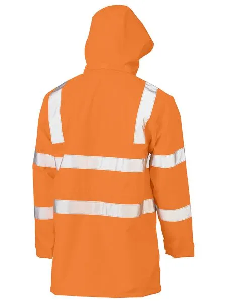 Taped Hi Vis Vic Rail Wet Weather Jacket - BJ6964T