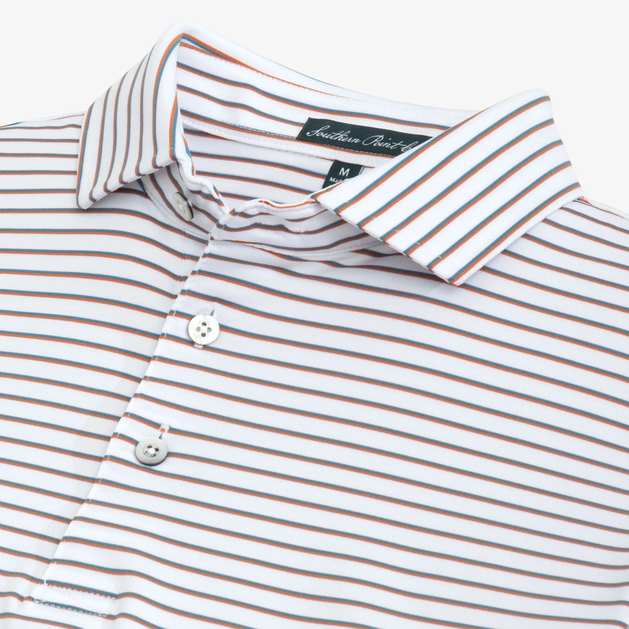 The Stadium Stripe (White/Navy/Burnt Orange)
