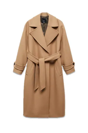 Traviata Wool Blend Belted Coat