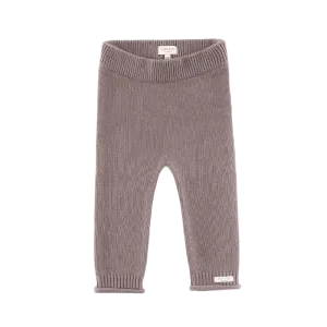 Trig Merino Wool Trousers | Dark Taupe Melange