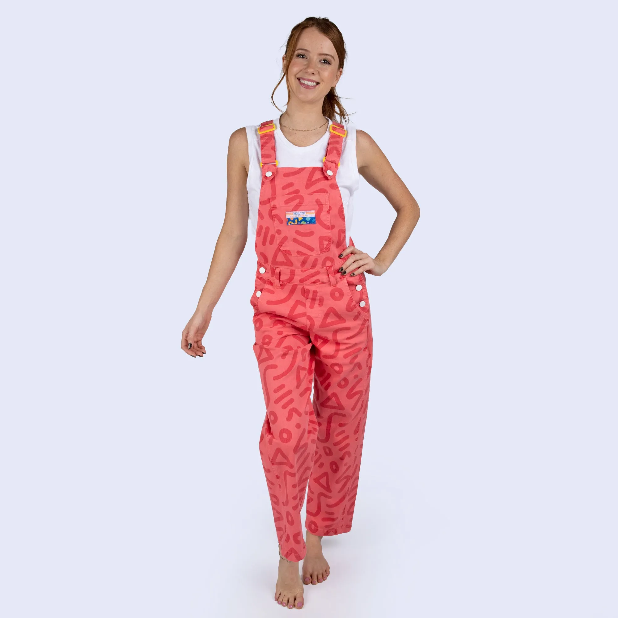 Watermelon Zap Overalls