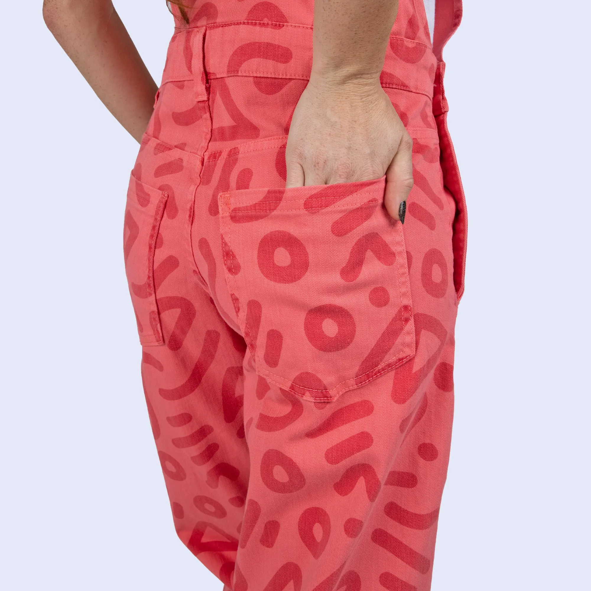 Watermelon Zap Overalls