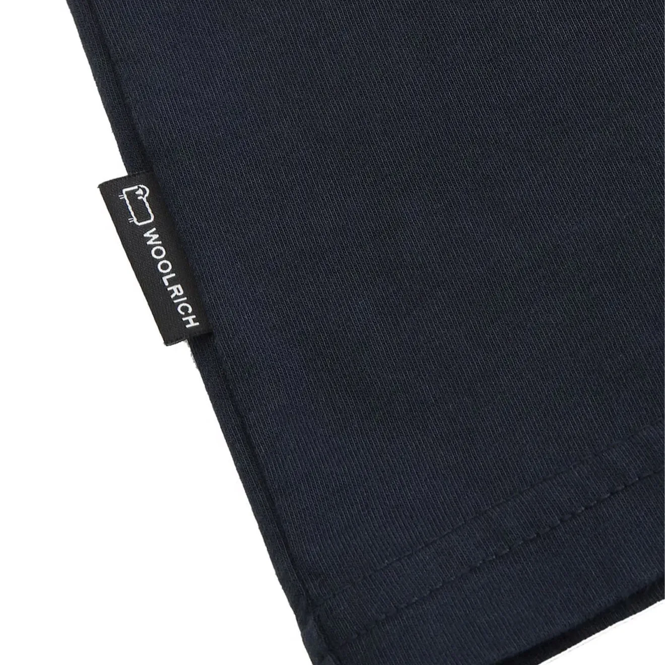 Woolrich Intarsia T-Shirt Melton Blue